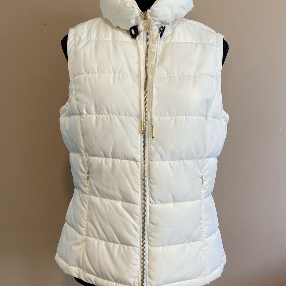 Calvin Klein Women’s white puffer vest